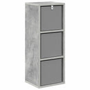 vidaXL Széf fiókkal Beton Szürke 25,5 x 22 x 69,5 cm