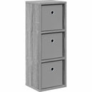 vidaXL Széf fiókkal Szürke Sonoma 25,5 x 22 x 69,5 cm