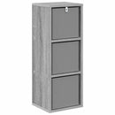 vidaXL Széf fiókkal Szürke Sonoma 25,5 x 22 x 69,5 cm