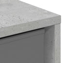 vidaXL Széf fiókkal Beton Szürke 30,5 x 27 x 84,5 cm