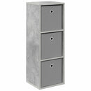 vidaXL Széf fiókkal Beton Szürke 30,5 x 27 x 84,5 cm
