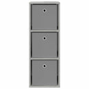 vidaXL Széf fiókkal Beton Szürke 30,5 x 27 x 84,5 cm