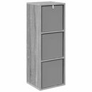 vidaXL Széf fiókkal Szürke Sonoma 30,5 x 27 x 84,5 cm