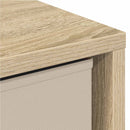 vidaXL Széf fiókkal Sonoma tölgy 35 x 32 x 99,5 cm
