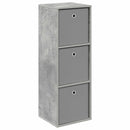 vidaXL Széf fiókkal Beton Szürke 35 x 32 x 99,5 cm