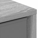 vidaXL Széf fiókkal Szürke Sonoma 35 x 32 x 99,5 cm