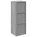 vidaXL Széf fiókkal Szürke Sonoma 35 x 32 x 99,5 cm