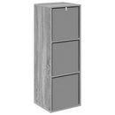 vidaXL Széf fiókkal Szürke Sonoma 35 x 32 x 99,5 cm