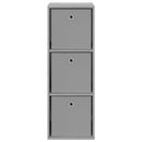 vidaXL Széf fiókkal Szürke Sonoma 35 x 32 x 99,5 cm