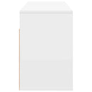 vidaXL Éjjeli asztal fiókkal Fehér 25,5 x 22 x 49,5 cm Faanyag