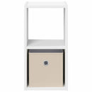 vidaXL Éjjeli asztal fiókkal 2 pcs Fehér 25,5 x 22 x 49,5 cm Faanyag