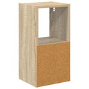 vidaXL Éjjeli asztal fiókkal Sonoma tölgy 25,5 x 22 x 49,5 cm Faanyag