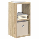 vidaXL Éjjeli asztal fiókkal Sonoma tölgy 25,5 x 22 x 49,5 cm Faanyag