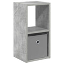vidaXL Éjjeli asztal fiókkal Beton Szürke 25,5 x 22 x 49,5 cm Faanyag