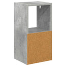 vidaXL Éjjeli asztal fiókkal Beton Szürke 25,5 x 22 x 49,5 cm Faanyag