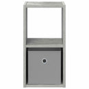 vidaXL Éjjeli asztal fiókkal Beton Szürke 25,5 x 22 x 49,5 cm Faanyag