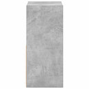 vidaXL Éjjeli asztal fiókkal Beton Szürke 25,5 x 22 x 49,5 cm Faanyag