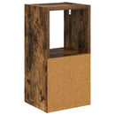vidaXL Éjjeli asztal fiókkal Füstölt tölgy 25,5 x 22 x 49,5 cm Faanyag