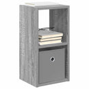 vidaXL Éjjeli asztal 2 pcs Szürke Sonoma 25,5 x 22 x 49,5 cm Faanyag