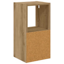 vidaXL Éjjeli asztal 2 pcs Artisan tölgy 25,5 x 22 x 49,5 cm Faanyag