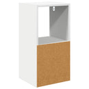 vidaXL Éjjeli asztal fiókkal Fehér 30,5 x 27 x 59,5 cm Faanyag