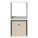 vidaXL Éjjeli asztal fiókkal 2 pcs Fehér 30,5 x 27 x 59,5 cm Faanyag