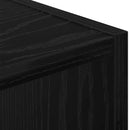 vidaXL Éjjeli asztal 2 pcs Fekete tölgy 30,5 x 27 x 59,5 cm Faanyag