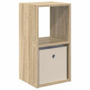 vidaXL Éjjeli asztal fiókkal Sonoma tölgy 30,5 x 27 x 59,5 cm Faanyag