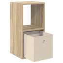 vidaXL Éjjeli asztal 2 pcs Sonoma tölgy 30,5 x 27 x 59,5 cm Faanyag