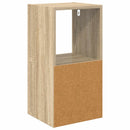 vidaXL Éjjeli asztal 2 pcs Sonoma tölgy 30,5 x 27 x 59,5 cm Faanyag