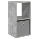 vidaXL Éjjeli asztal fiókkal Beton Szürke 30,5 x 27 x 59,5 cm Faanyag
