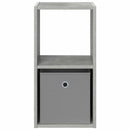 vidaXL Éjjeli asztal fiókkal Beton Szürke 30,5 x 27 x 59,5 cm Faanyag