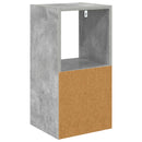 vidaXL Éjjeli asztal 2 pcs Beton Szürke 30,5 x 27 x 59,5 cm Faanyag