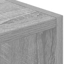 vidaXL Éjjeli asztal fiókkal Szürke Sonoma 30,5 x 27 x 59,5 cm Faanyag
