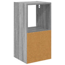 vidaXL Éjjeli asztal fiókkal Szürke Sonoma 30,5 x 27 x 59,5 cm Faanyag