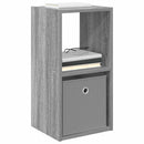 vidaXL Éjjeli asztal fiókkal Szürke Sonoma 30,5 x 27 x 59,5 cm Faanyag