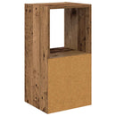 vidaXL Éjjeli asztal fiókkal 2 pcs Öreg fa 30,5 x 27 x 59,5 cm Faanyag