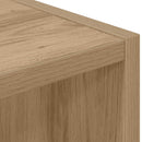 vidaXL Éjjeli asztal fiókkal Artisan tölgy 30,5 x 27 x 59,5 cm Faanyag