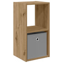 vidaXL Éjjeli asztal fiókkal Artisan tölgy 30,5 x 27 x 59,5 cm Faanyag