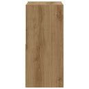 vidaXL Éjjeli asztal fiókkal Artisan tölgy 30,5 x 27 x 59,5 cm Faanyag