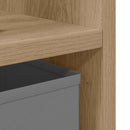 vidaXL Éjjeli asztal 2 pcs Artisan tölgy 30,5 x 27 x 59,5 cm Faanyag