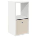 vidaXL Éjjeli asztal fiókkal Fehér 35 x 32 x 68,5 cm Faanyag