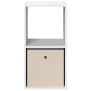 vidaXL Éjjeli asztal fiókkal Fehér 35 x 32 x 68,5 cm Faanyag