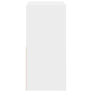 vidaXL Éjjeli asztal fiókkal Fehér 35 x 32 x 68,5 cm Faanyag
