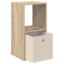 vidaXL Éjjeli asztal 2 pcs Sonoma tölgy 35 x 32 x 68,5 cm Faanyag