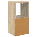 vidaXL Éjjeli asztal 2 pcs Sonoma tölgy 35 x 32 x 68,5 cm Faanyag