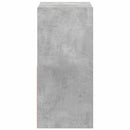 vidaXL Éjjeli asztal fiókkal Beton Szürke 35 x 32 x 68,5 cm Faanyag