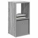 vidaXL Éjjeli asztal fiókkal Szürke Sonoma 35 x 32 x 68,5 cm Faanyag