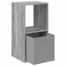 vidaXL Éjjeli asztal 2 pcs Szürke Sonoma 35 x 32 x 68,5 cm Faanyag