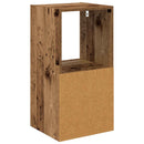 vidaXL Éjjeli asztal fiókkal Öreg fa 35 x 32 x 68,5 cm Faanyag